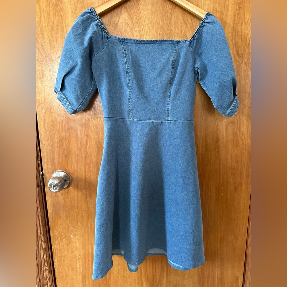 Women dress SHEIN color blue jeans size S